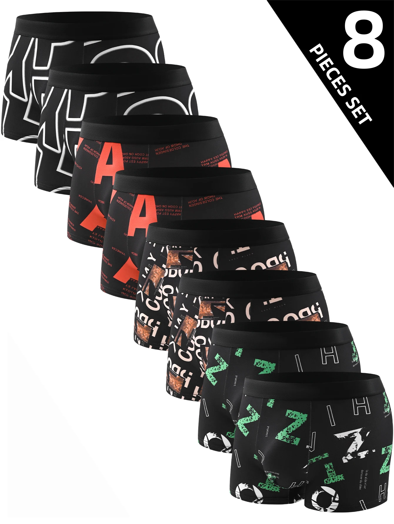 8pcs Men's Underwear Are Soft Comfortable Breathable Men's Boxer Briefs Trendy Fashion Classic and Popular Men's Pants
8pcs Men's Underwear Are Soft Comfortable Breathable Men's Boxer Briefs Trendy Fashion Classic and Popular Men's Pants