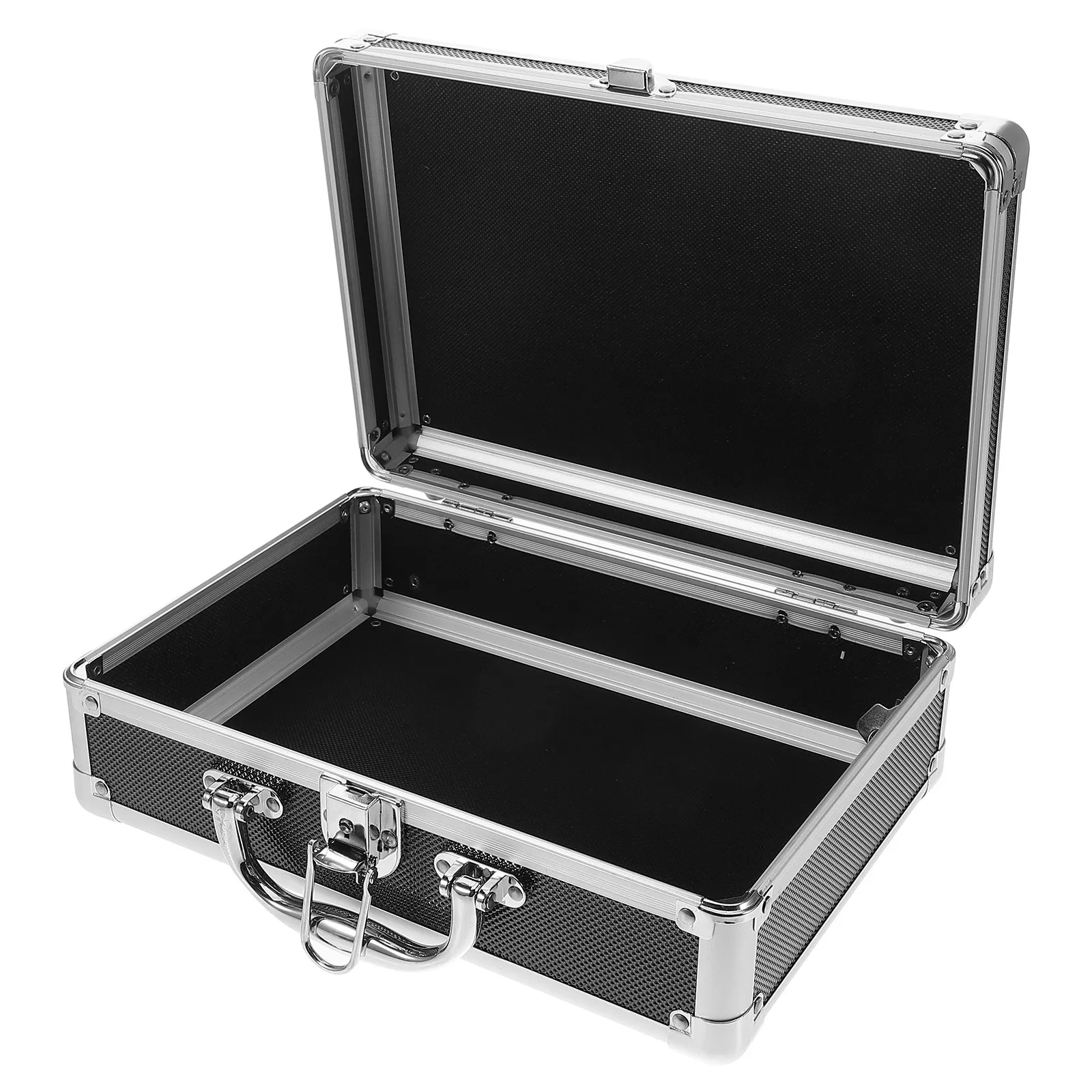 Aluminum Alloy Toolbox Large Capacity Portable Tool Case Handle Organizer Metal Tool Box Safe Lock for Home Craftsman
Aluminum Alloy Toolbox Large Capacity Portable Tool Case Handle Organizer Metal Tool Box Safe Lock for Home Craftsman