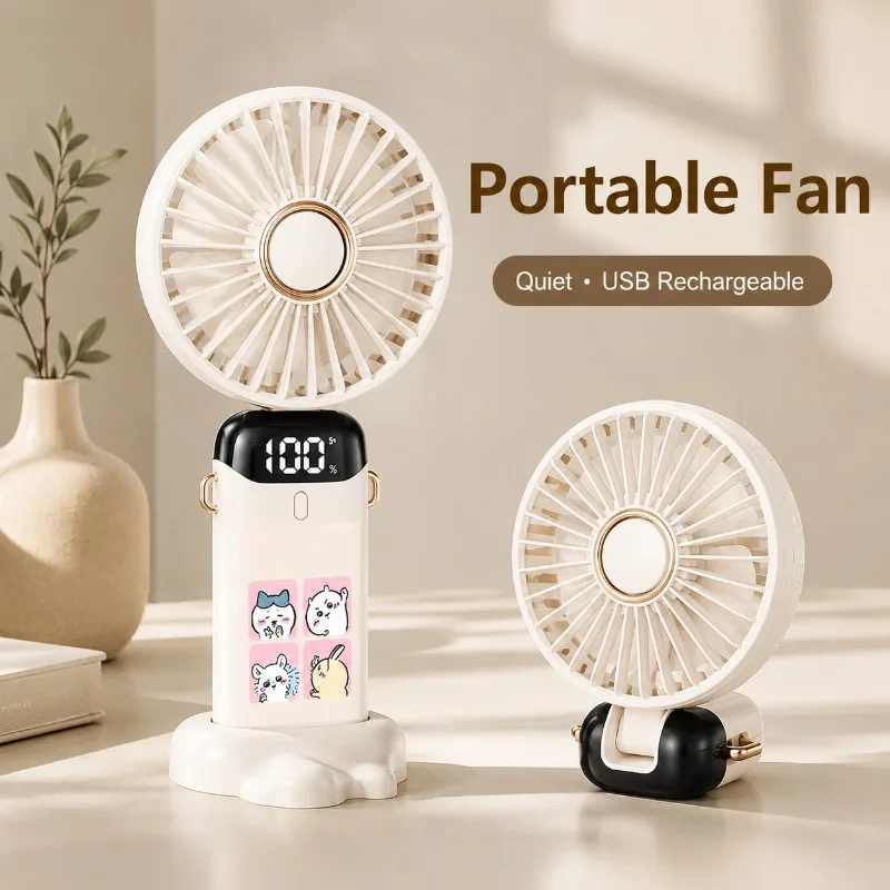 Anime Chiikawa Portable Fan 5-Speed Adjustable Foldable Desktop Fan USB Charging Quiet Lightweight Neck Strap Long Battery Life
Anime Chiikawa Portable Fan 5-Speed Adjustable Foldable Desktop Fan USB Charging Quiet Lightweight Neck Strap Long Battery Life