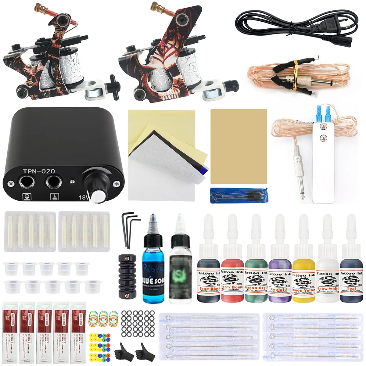 Huasan White Circle Double Machine Set Tattoo Tattoo Machine Student Full Set Tattoo Machine
Huasan White Circle Double Machine Set Tattoo Tattoo Machine Student Full Set Tattoo Machine