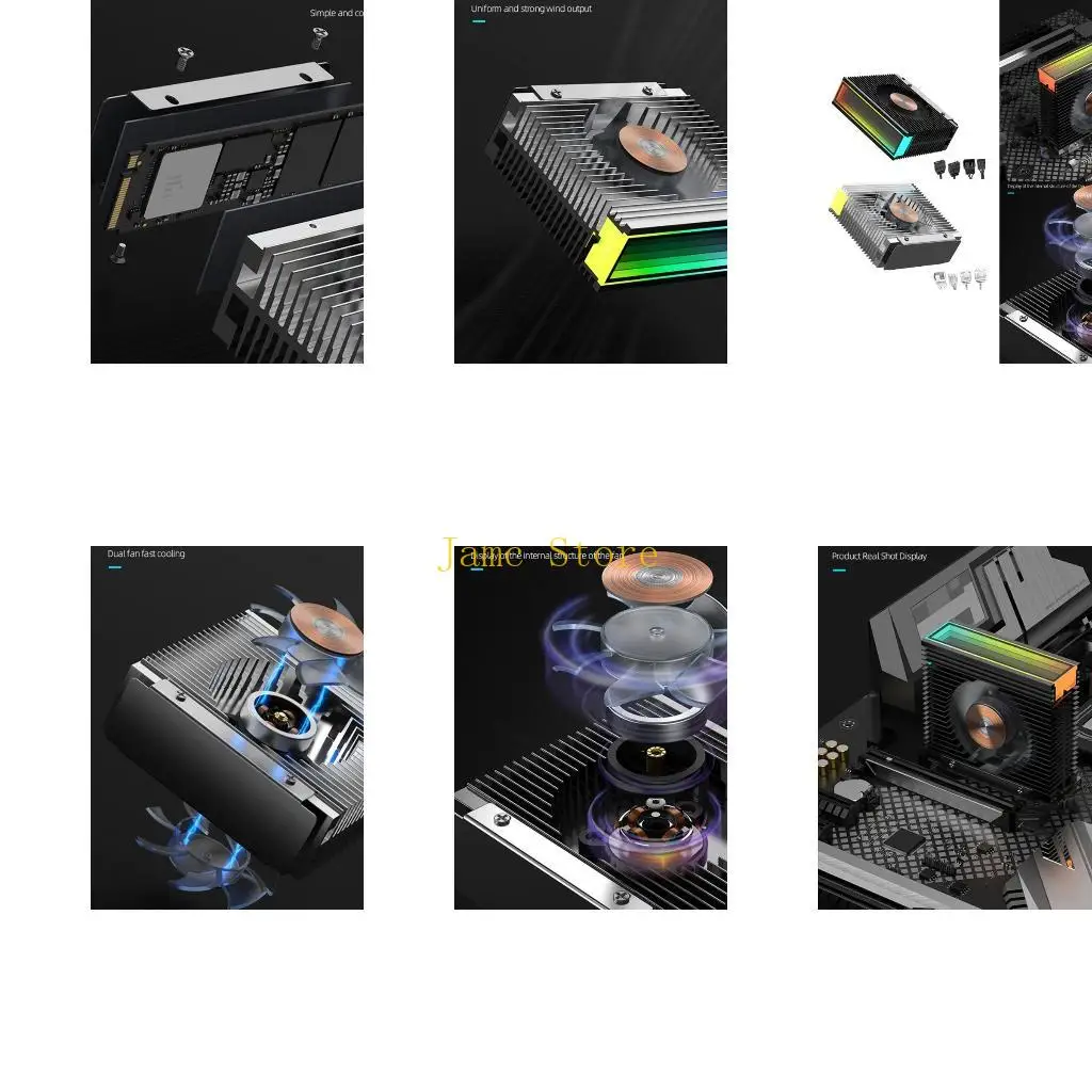 LX0B M.2 2280 ARGB Hard Drive Heatsink Cooling M.2 2280 SSD Coolers ARGB Sync Multi Mainboard Efficient Heat Dissipation
LX0B M.2 2280 ARGB Hard Drive Heatsink Cooling M.2 2280 SSD Coolers ARGB Sync Multi Mainboard Efficient Heat Dissipation