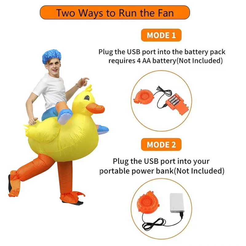 RT01 Adults Inflatable Yellow Duck Costume Halloween Costumes for Women Men Animal Cosplay Carnival Costume Party Fancy Dres&Gf1
RT01 Adults Inflatable Yellow Duck Costume Halloween Costumes for Women Men Animal Cosplay Carnival Costume Party Fancy Dres&Gf1