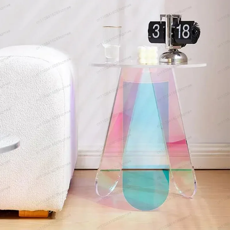 Iridescent Acrylic Side Table Transparent Gradient Round Square Colorful Rainbow Clear Bar Photo Prop Balcony Table
Iridescent Acrylic Side Table Transparent Gradient Round Square Colorful Rainbow Clear Bar Photo Prop Balcony Table