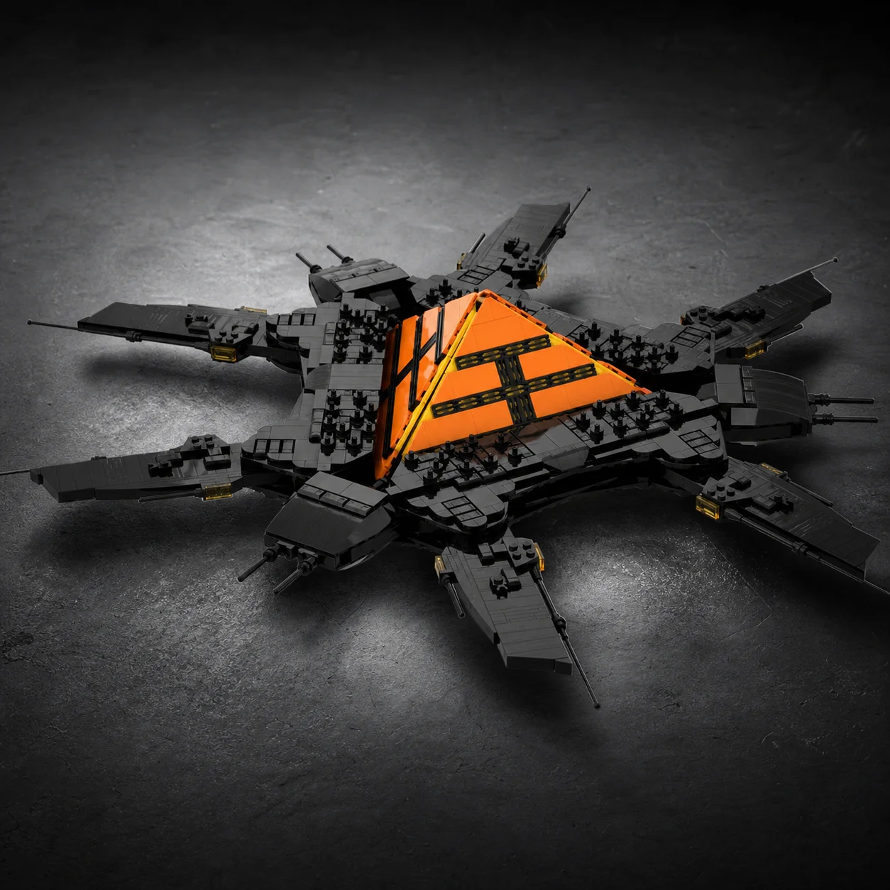 MOC Sci-Fi Interstellar Pyramid Mothership Building Blocks Ha'tak Style Space Cruiser Model Bricks DIY Assembly Gift Toy
MOC Sci-Fi Interstellar Pyramid Mothership Building Blocks Ha'tak Style Space Cruiser Model Bricks DIY Assembly Gift Toy