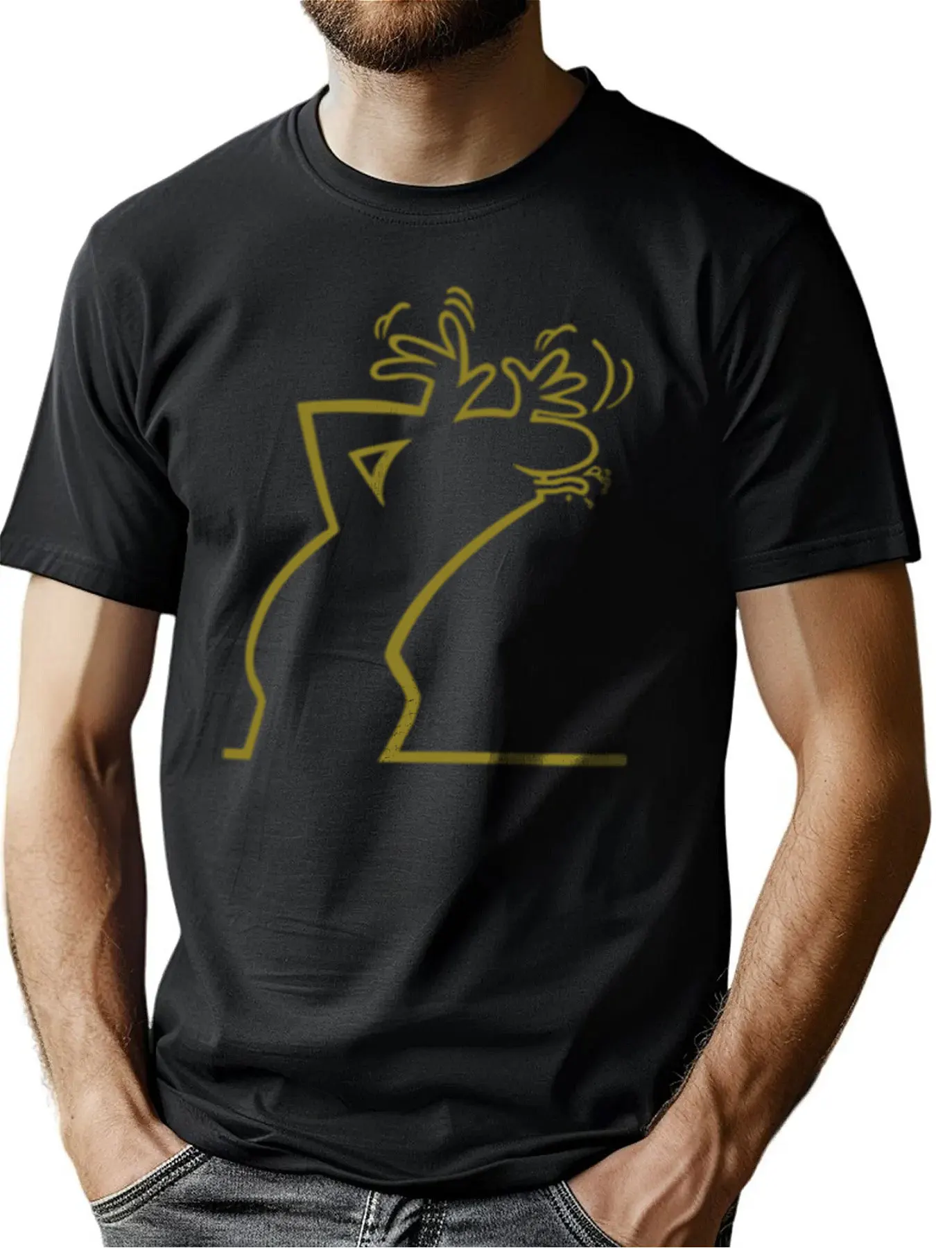Men's Premium Cotton Rich Blend Deer Head Print Crew Tee Enhanced Comfort Wear Machine Washable Christmas Present For Dad Brothe
Men's Premium Cotton Rich Blend Deer Head Print Crew Tee Enhanced Comfort Wear Machine Washable Christmas Present For Dad Brothe