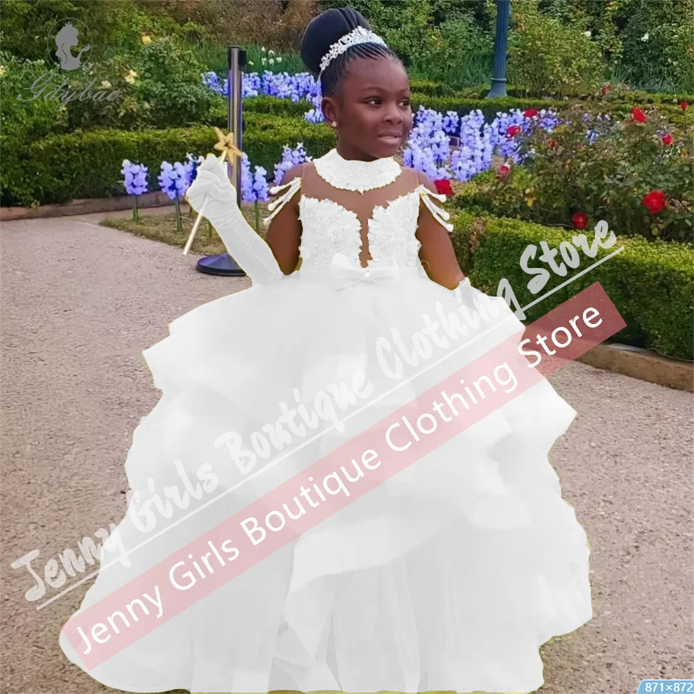 White Prom Birthday Party Baby Girls Dress Ruffles Tulle Flower Girl Dresses For Wedding Prom Pageant Customize
White Prom Birthday Party Baby Girls Dress Ruffles Tulle Flower Girl Dresses For Wedding Prom Pageant Customize
