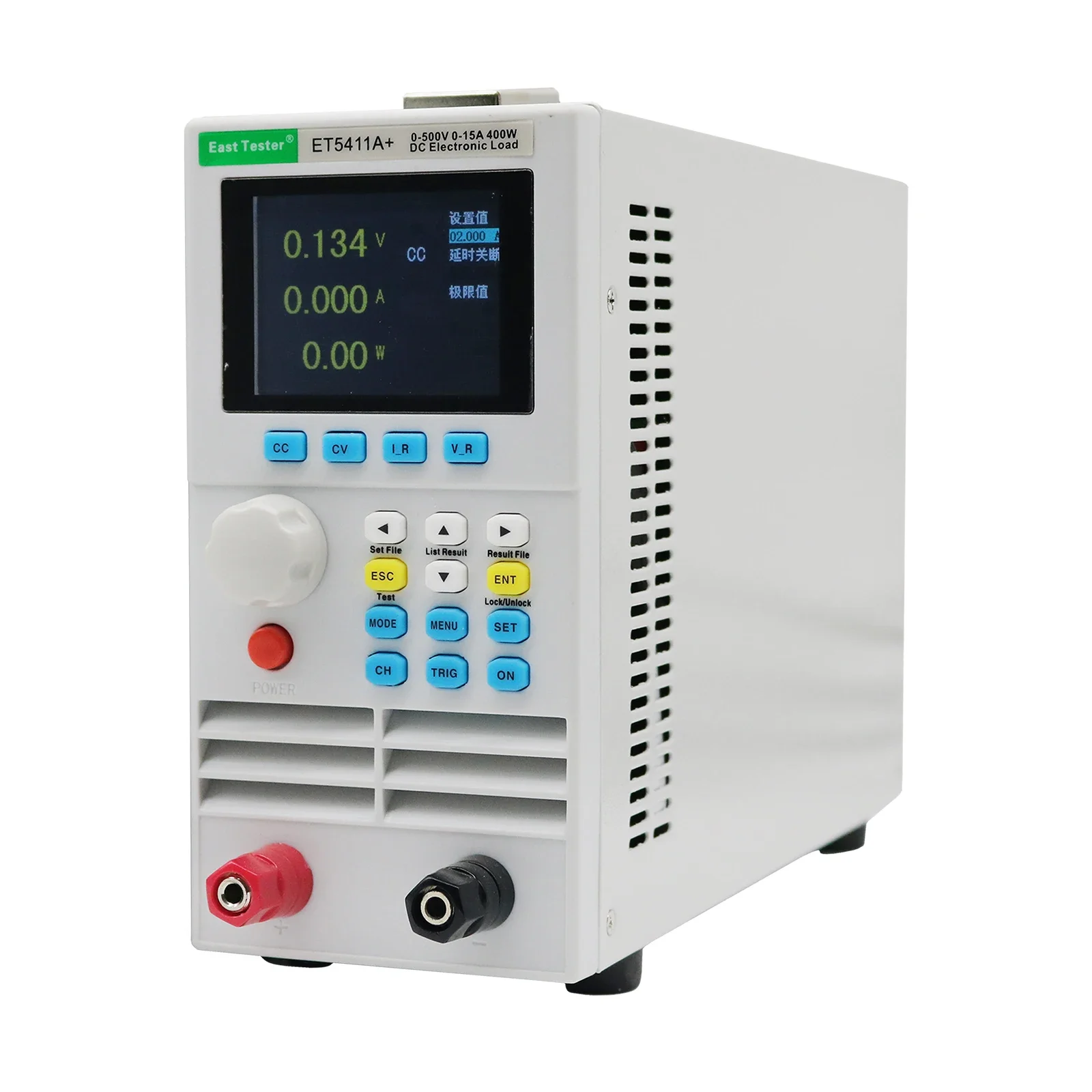 2026 ET5411A+ 500V 15A 400W One-Channel Programmable Load High Resolution Precision DC Electronic Load
2026 ET5411A+ 500V 15A 400W One-Channel Programmable Load High Resolution Precision DC Electronic Load