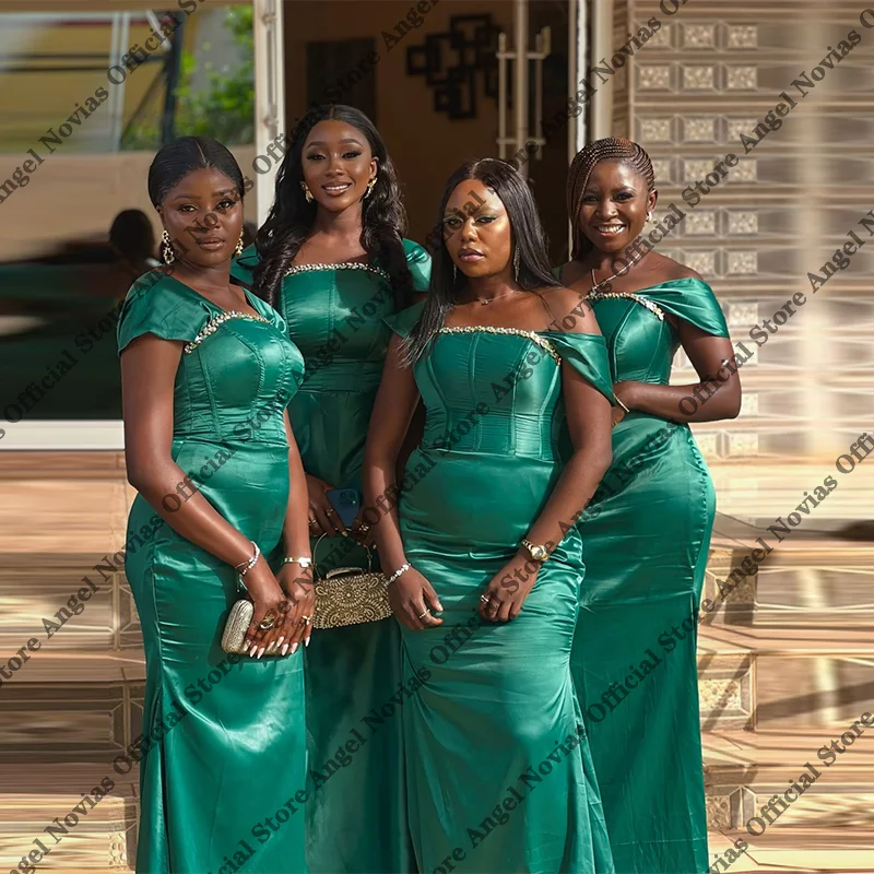 Off Shoulder Green Mermaid Bridesmaid Dresses 2026 for Wedding Party Dresses robe demoiselle d'honneur
Off Shoulder Green Mermaid Bridesmaid Dresses 2026 for Wedding Party Dresses robe demoiselle d'honneur