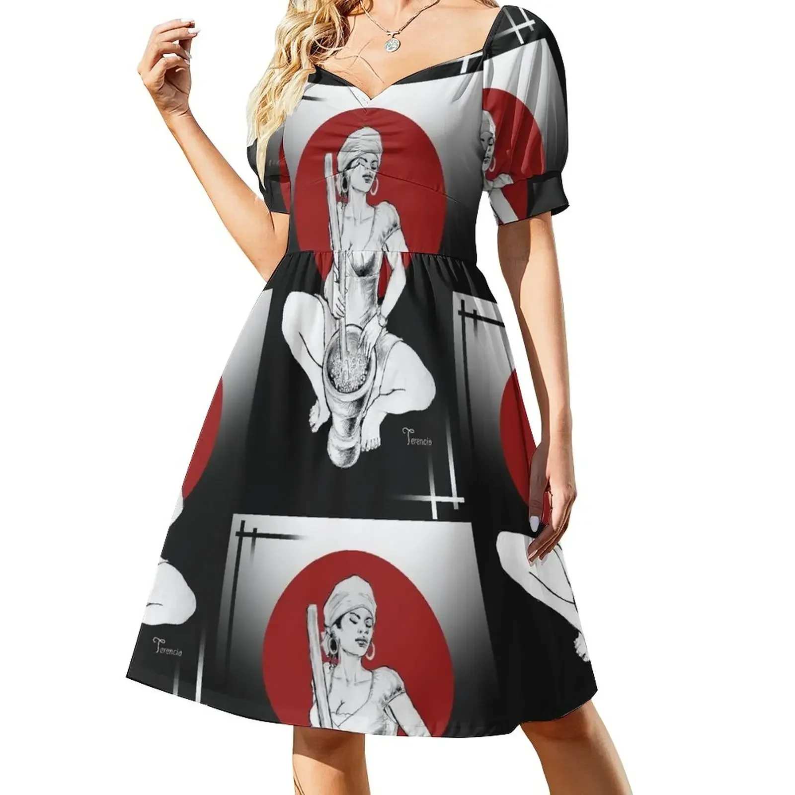Creola ta Kutchi Meetch Short-Sleeved Dress beach dresses long sleeve dress party dresses woman Dress
Creola ta Kutchi Meetch Short-Sleeved Dress beach dresses long sleeve dress party dresses woman Dress