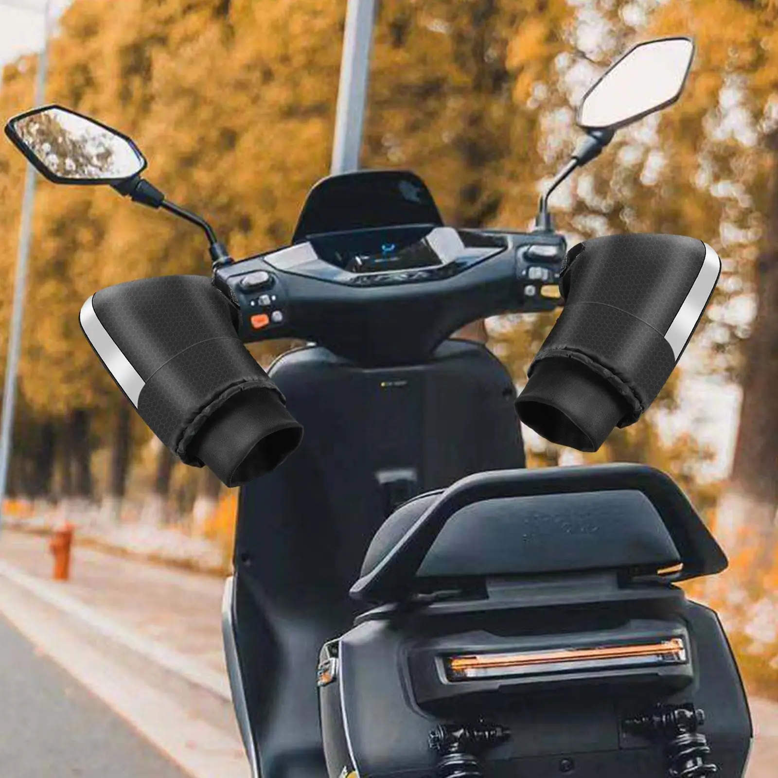 Motorcycle handlebar sleeves, comfortable protective thermal warm
Motorcycle handlebar sleeves, comfortable protective thermal warm