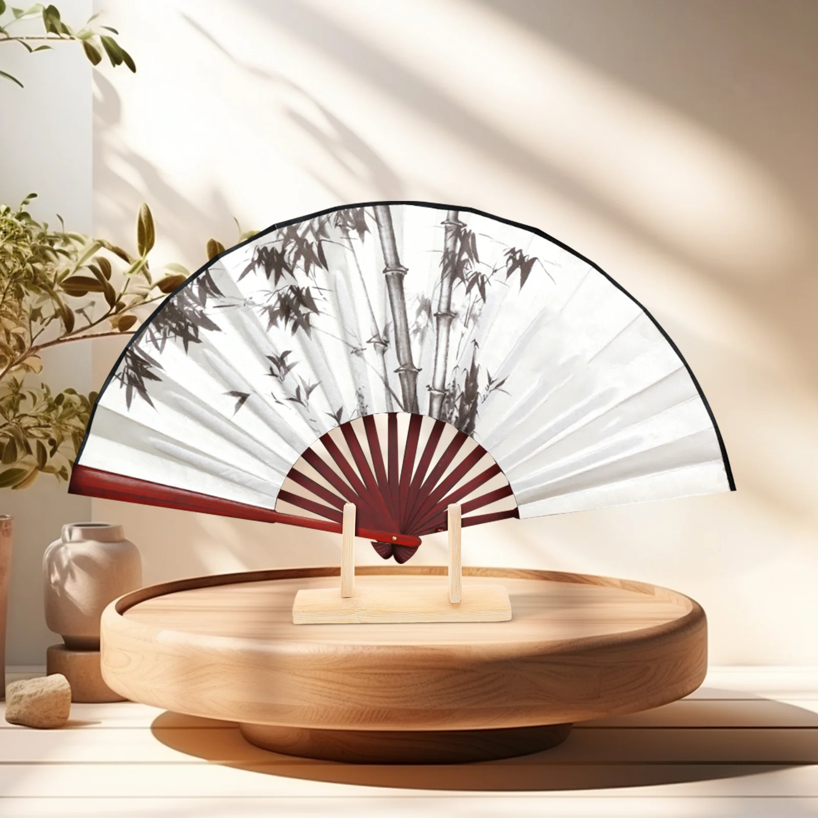 1Pcs Japanese Fan Storage Rack Wooden Fan Holder Folding Display Stand Home Office Decor Art Decor
1Pcs Japanese Fan Storage Rack Wooden Fan Holder Folding Display Stand Home Office Decor Art Decor