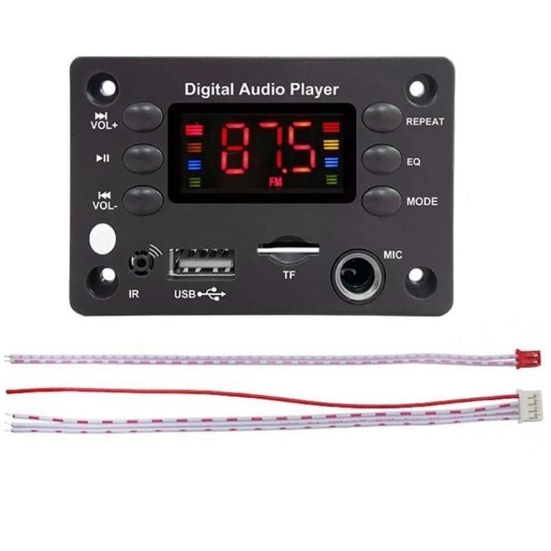 Y1AE 1 Set Bluetooth-compatible 5.0 Sound Decoding with FM Radio and MP3 Playback for Car and Portable Speaker Systems
Y1AE 1 Set Bluetooth-compatible 5.0 Sound Decoding with FM Radio and MP3 Playback for Car and Portable Speaker Systems