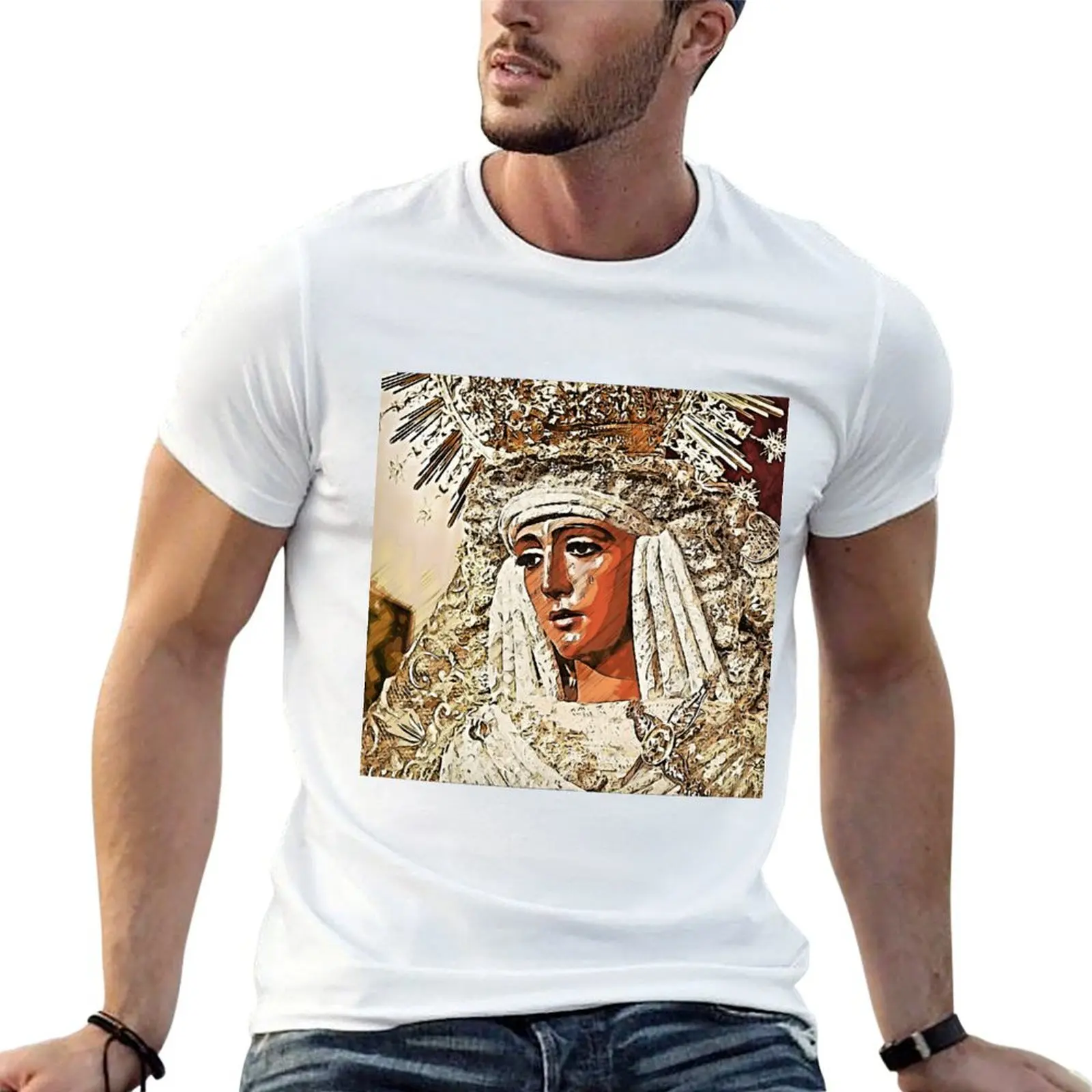 Seville, Esperanza de Triana T-Shirt t shirts for man slim fit man graphic t shirt g man t shirts for men T-shirt
Seville, Esperanza de Triana T-Shirt t shirts for man slim fit man graphic t shirt g man t shirts for men T-shirt