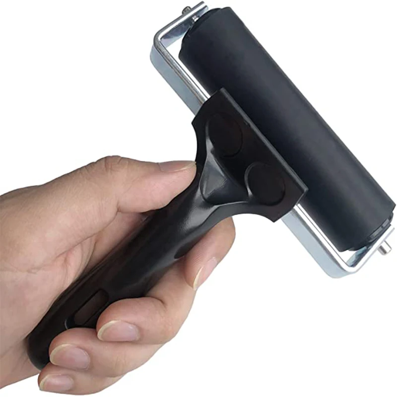 4 inch Rubber Roller for Printmaking Painting Applying Glue Wallpaper Block Stamping Anti Skid Construction Tools
4 inch Rubber Roller for Printmaking Painting Applying Glue Wallpaper Block Stamping Anti Skid Construction Tools