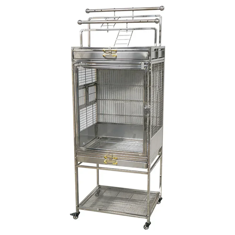304 stainless steel bird cage split station transparent ornamental mystic phoenix gray compromise parrot cage luxury villa
304 stainless steel bird cage split station transparent ornamental mystic phoenix gray compromise parrot cage luxury villa