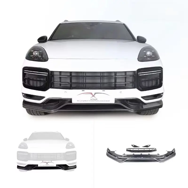 Накладка на передний бампер (сплиттер/губа) из карбона для Porsche Cayenne 9Y0.1 2018-2023, комплект для тюнинга кузова
Накладка на передний бампер (сплиттер/губа) из карбона для Porsche Cayenne 9Y0.1 2018-2023, комплект для тюнинга кузова