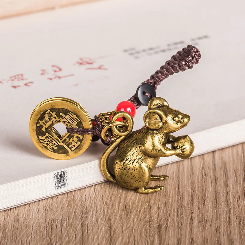 Brass zodiac rat offering peach pure car key chain pendant tea pet jewelry bag hanging jewelry pendant
Brass zodiac rat offering peach pure car key chain pendant tea pet jewelry bag hanging jewelry pendant