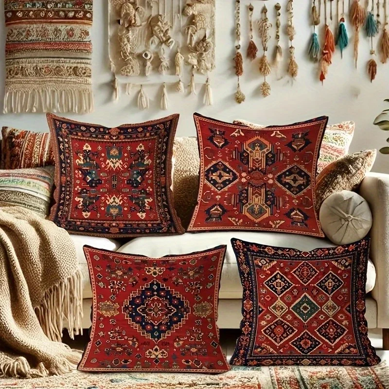Vintage Geometric Pattern Pillowcase – Double Sided Print Soft Plush Cushion Cover – for Sofa Living Room Bedroom Home Decor
Vintage Geometric Pattern Pillowcase – Double Sided Print Soft Plush Cushion Cover – for Sofa Living Room Bedroom Home Decor