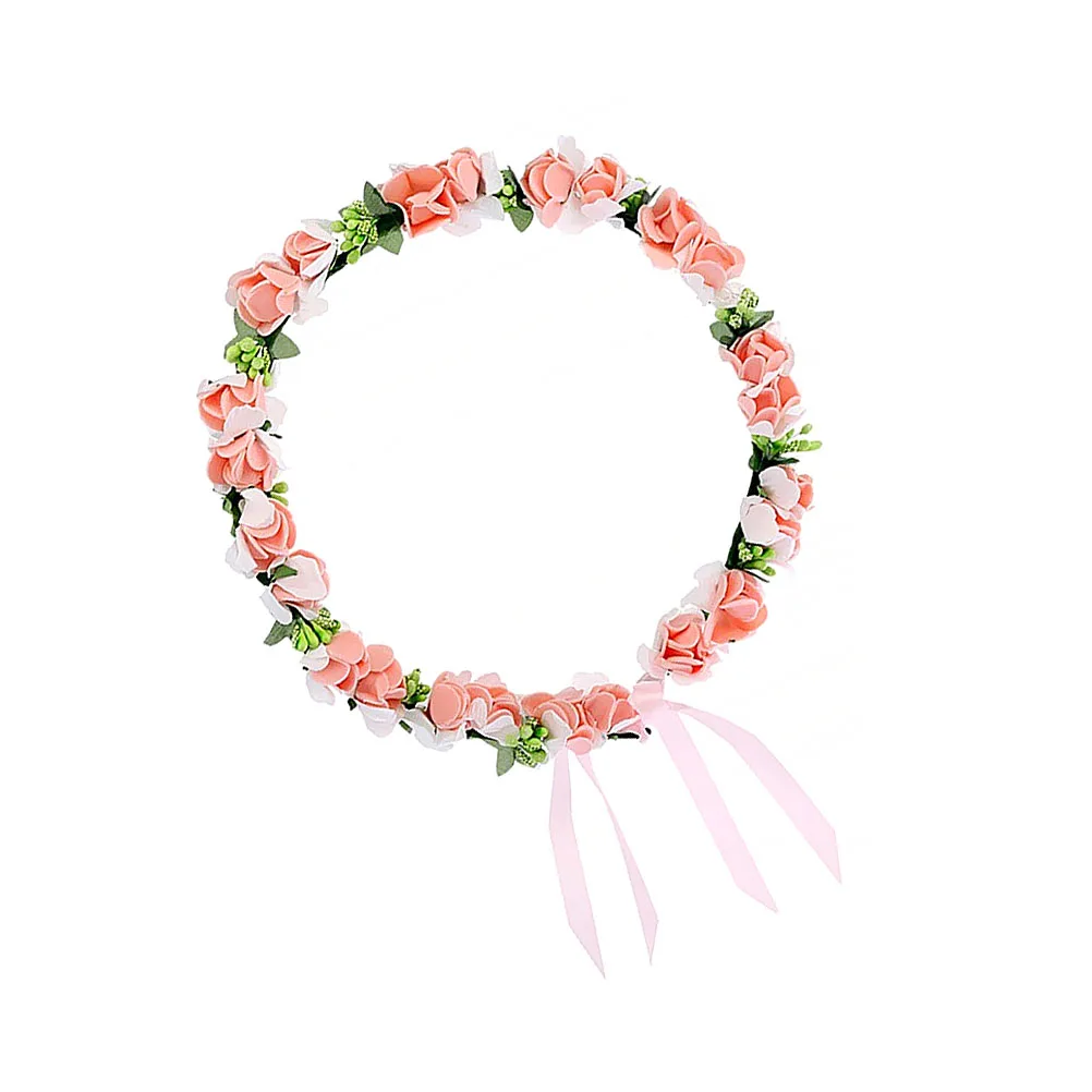 Wreath Headb Headpiece Headdress Wedding Headwear Adjustable Ribbon Fashion Women TiaraFlower Beautiful Chic
Wreath Headb Headpiece Headdress Wedding Headwear Adjustable Ribbon Fashion Women TiaraFlower Beautiful Chic