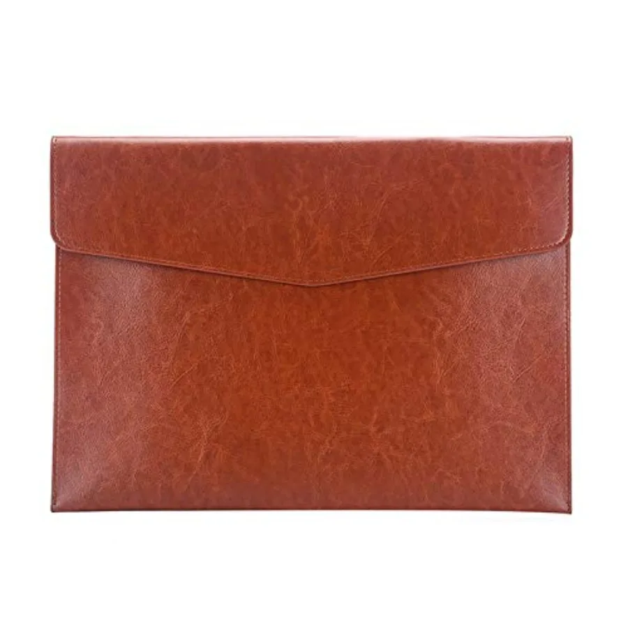 PU Leather File Folder Document Holder Envelope Folder Case with Snap Closure for Receipt Contract
PU Leather File Folder Document Holder Envelope Folder Case with Snap Closure for Receipt Contract