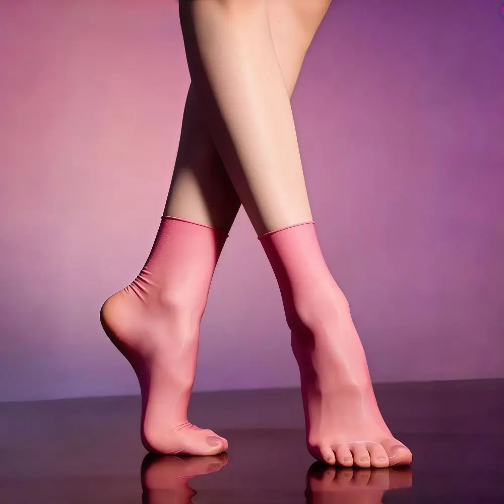 New High Elastic Satin Shiny Oil Glossy Socks Solid Color Breathable Oil Shiny Stretchy Socks Ultrathin Short Socks
New High Elastic Satin Shiny Oil Glossy Socks Solid Color Breathable Oil Shiny Stretchy Socks Ultrathin Short Socks
