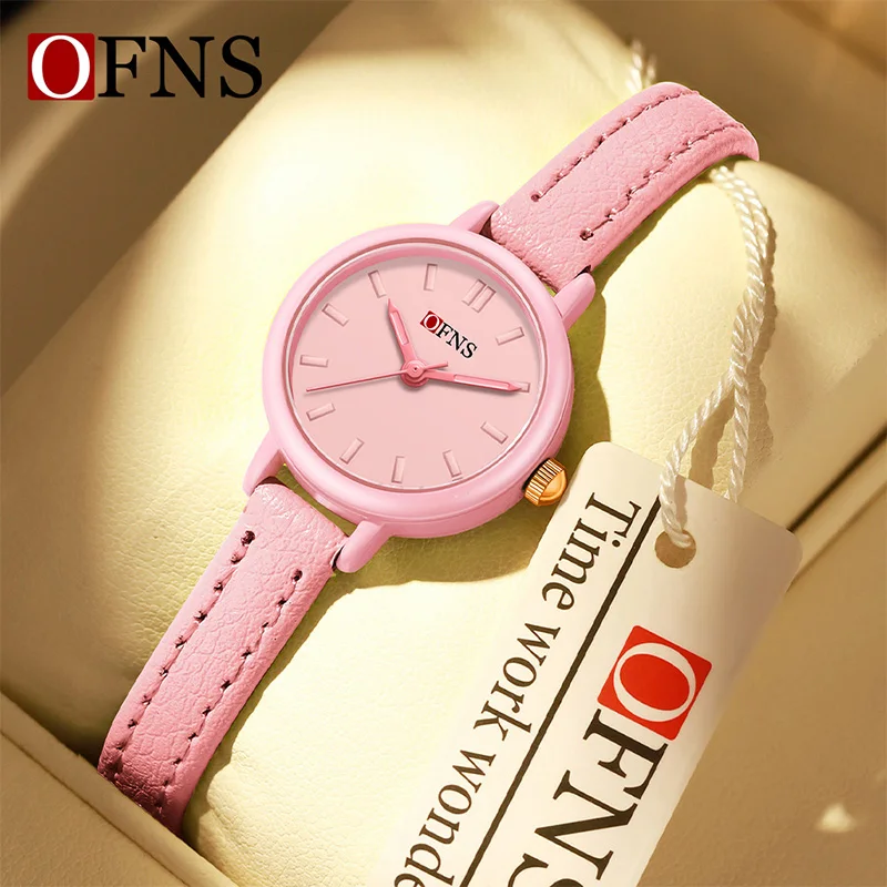 OFNS 7215 Модные женские кварцевые часы серии Macaron Color, легкие и компактные, стильные студенческие часы, водонепроницаемость 3ATM
OFNS 7215 Модные женские кварцевые часы серии Macaron Color, легкие и компактные, стильные студенческие часы, водонепроницаемость 3ATM