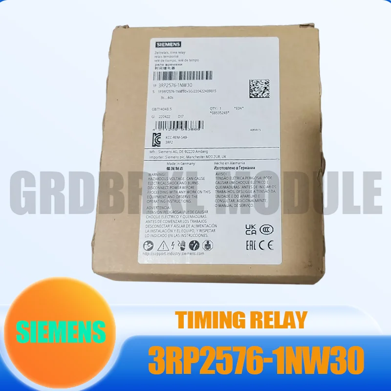 Новое оригинальное реле времени SIEMENS 3RP2576-1NW30 3RP2 576-1NW30
Новое оригинальное реле времени SIEMENS 3RP2576-1NW30 3RP2 576-1NW30
