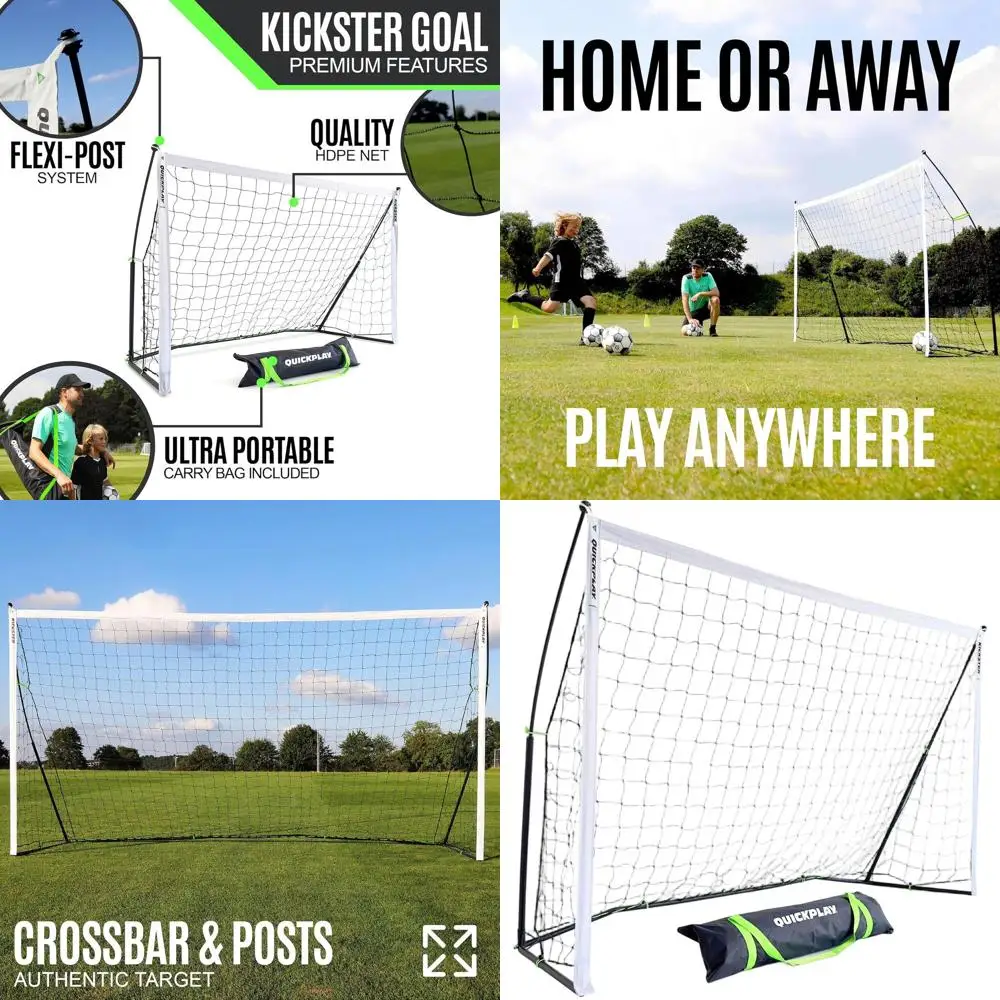 Portable Soccer Goal - Easy Setup | Includes Net & Bag | 7 Sizes | Ideal for Kids & Adults | Backyard Soccer Net
Portable Soccer Goal - Easy Setup | Includes Net & Bag | 7 Sizes | Ideal for Kids & Adults | Backyard Soccer Net