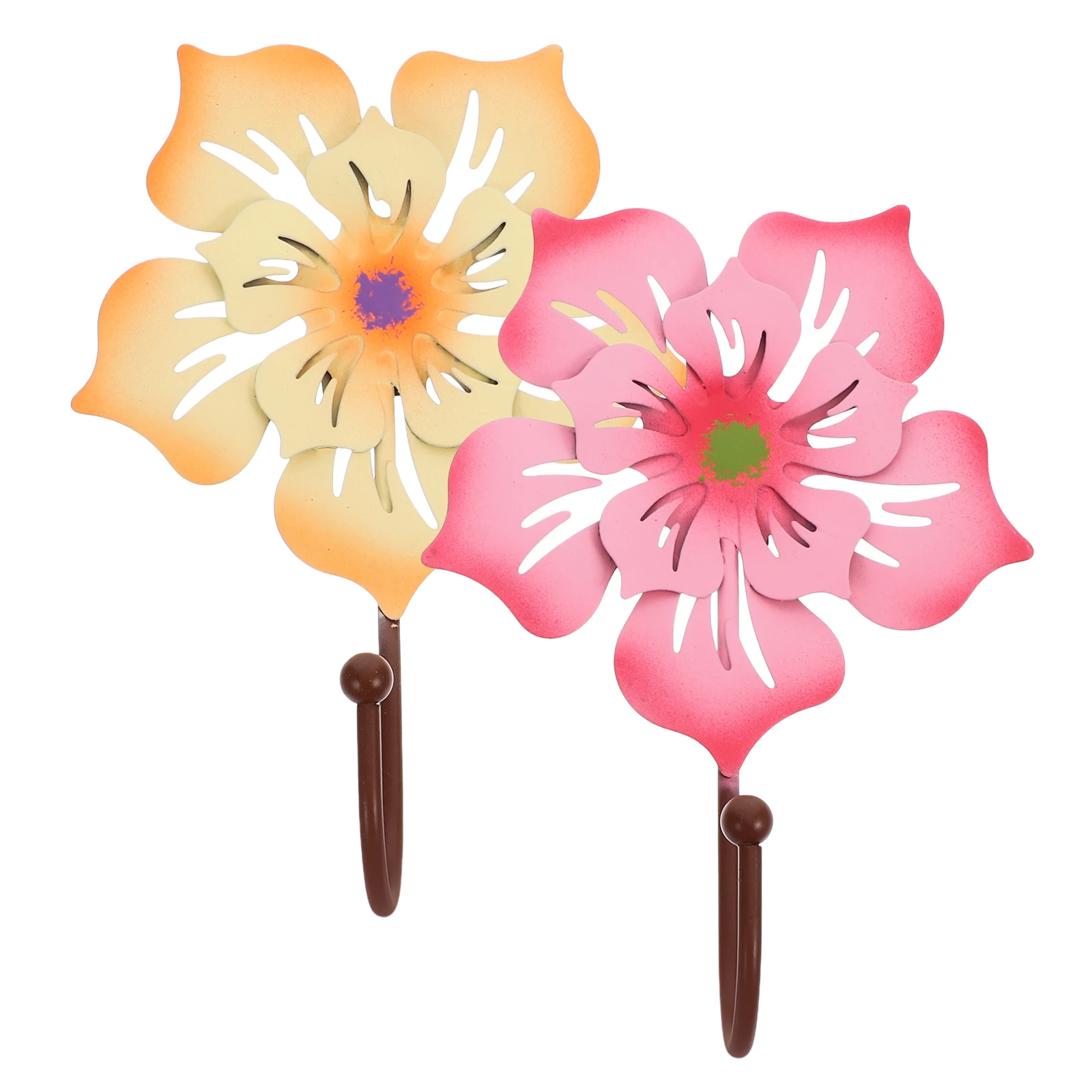2 Pcs Iron Flower Hooks Colorful Wall Decorative Hanging Hooks for Home Hotel Garden Durability Easy Installation
2 Pcs Iron Flower Hooks Colorful Wall Decorative Hanging Hooks for Home Hotel Garden Durability Easy Installation