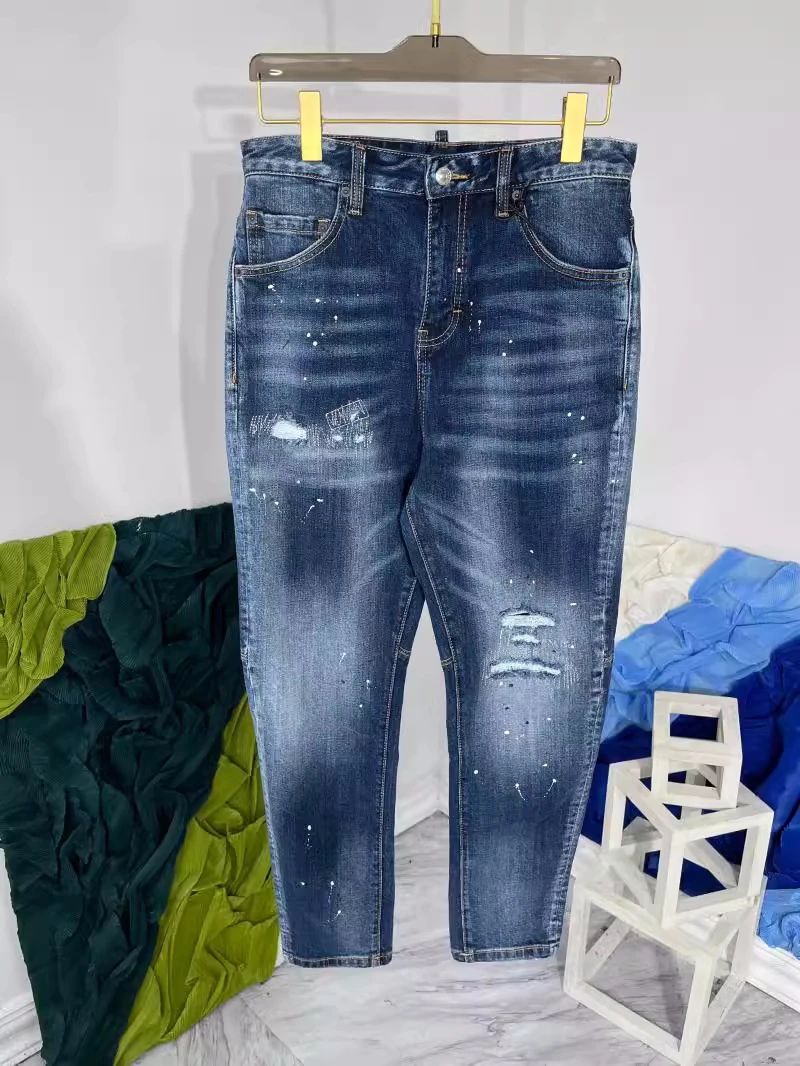 Europe Style Autumn Winter Chic Men High Quality Casual Hole Jeans Denim Pants C492
Europe Style Autumn Winter Chic Men High Quality Casual Hole Jeans Denim Pants C492