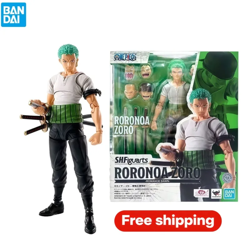 Original Bandai SHFiguarts One Piece Roronoa Zoro Romance Dawn Articulated Action Figure Collectible Gift With Original Box
Original Bandai SHFiguarts One Piece Roronoa Zoro Romance Dawn Articulated Action Figure Collectible Gift With Original Box