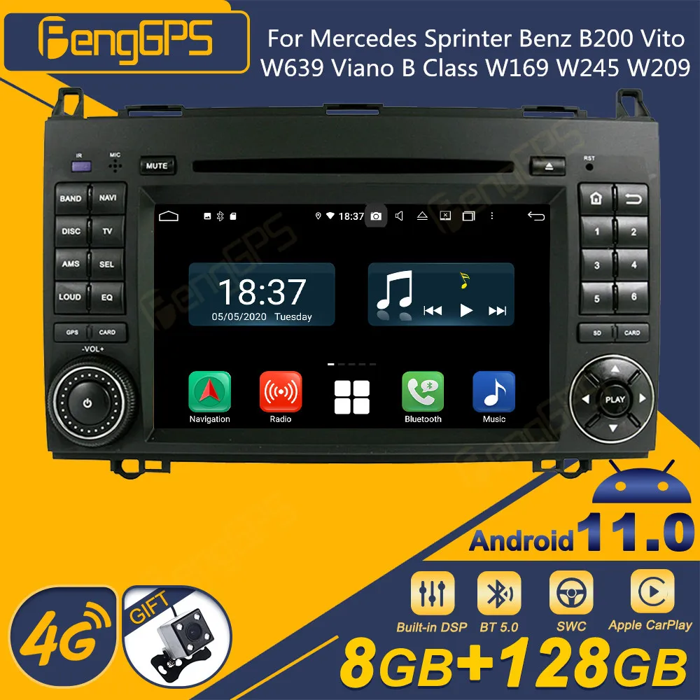 Автомагнитола 2DIN для Mercedes Sprinter Benz B200 Vito W639 Viano B Class W169 W245 W209, Android, GPS-навигация
Автомагнитола 2DIN для Mercedes Sprinter Benz B200 Vito W639 Viano B Class W169 W245 W209, Android, GPS-навигация