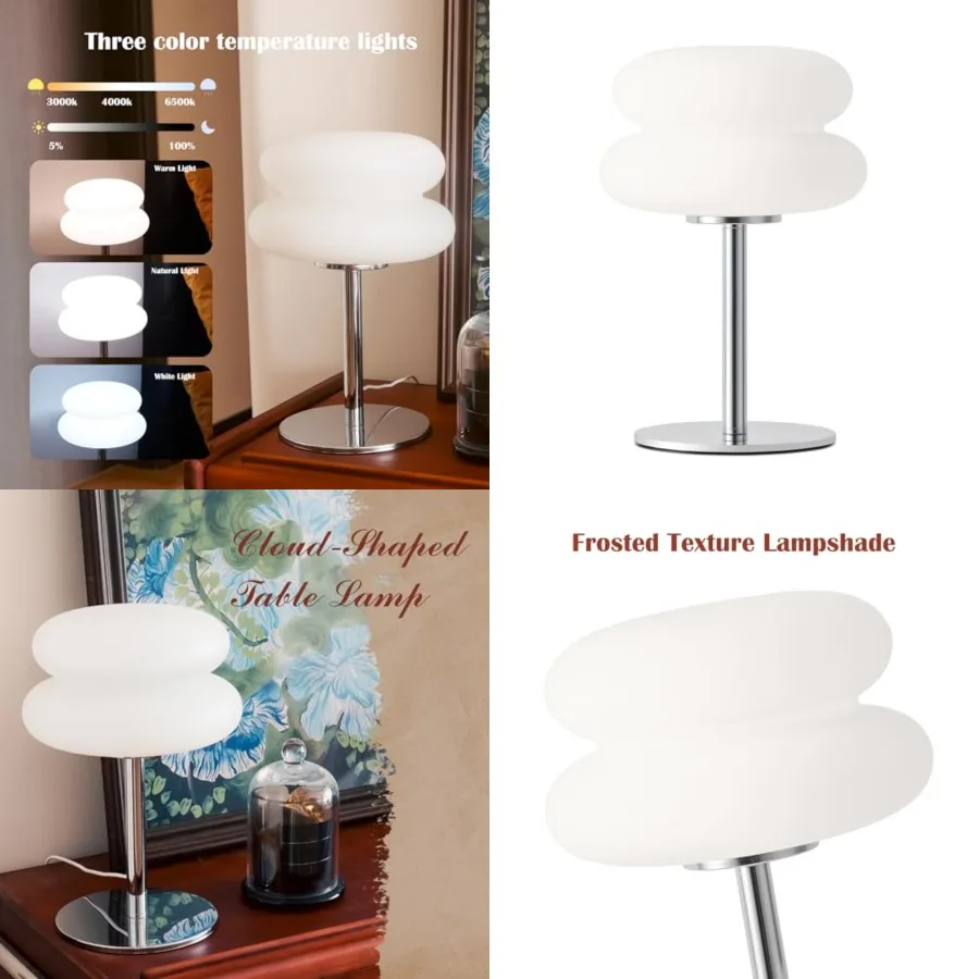 Mushroom Lamp, Mid Century Modern Lamp for Nightstand, Dimmable Retro Egg Tart Bedside Lamps, Home Decor Ambient Lighting Aesth
Mushroom Lamp, Mid Century Modern Lamp for Nightstand, Dimmable Retro Egg Tart Bedside Lamps, Home Decor Ambient Lighting Aesth