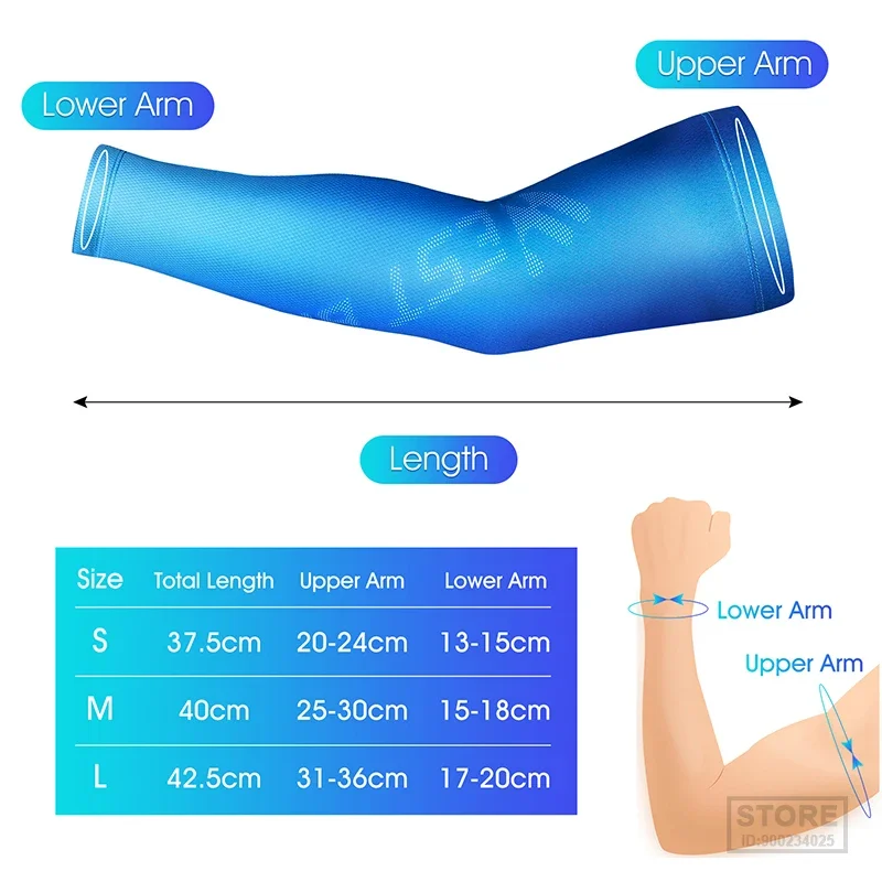 WEST BIKING Gradient Color Arm Sleeve Summer Cool Anti-UV Men Women Fitness Fishing Basketball Elastic Ice Silk Sunscreen Sleeve
WEST BIKING Gradient Color Arm Sleeve Summer Cool Anti-UV Men Women Fitness Fishing Basketball Elastic Ice Silk Sunscreen Sleeve