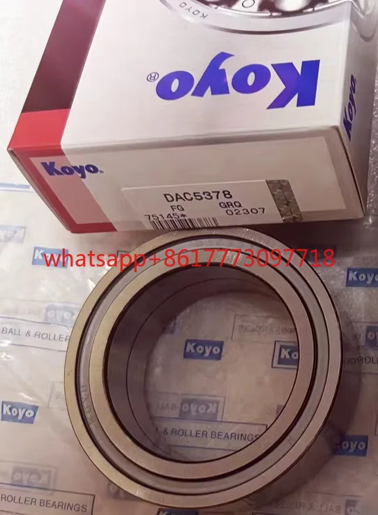 Koyo DAC5378 DAC6087 for new Ca-mry, Asian Dragon, directional machine bearings
Koyo DAC5378 DAC6087 for new Ca-mry, Asian Dragon, directional machine bearings