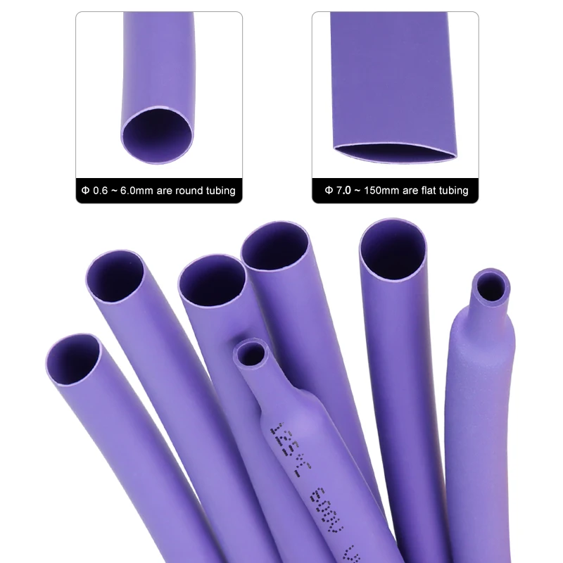 Cable Sleeving 1mm ~ 50mm Purple Heat Shrink Tubing DIY Connector Repair Wrap Wire 2:1 Polyolefin Insulation Protecctor Sleeve
Cable Sleeving 1mm ~ 50mm Purple Heat Shrink Tubing DIY Connector Repair Wrap Wire 2:1 Polyolefin Insulation Protecctor Sleeve