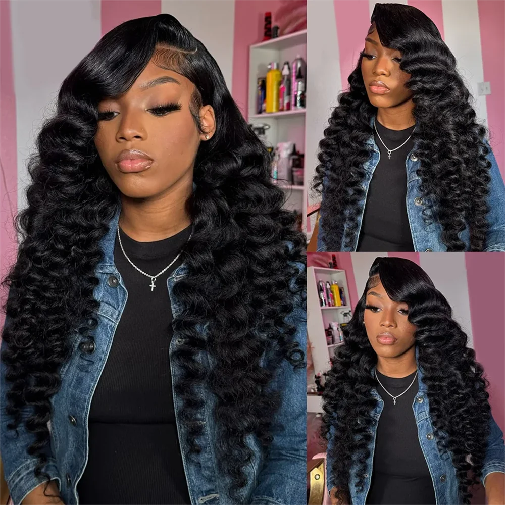 Deep Wave Natural Black Glueless Soft Long 26 Inch Lace Front Wig For Women With Baby Hair Synthetic Preplucked Glueless Daily
Deep Wave Natural Black Glueless Soft Long 26 Inch Lace Front Wig For Women With Baby Hair Synthetic Preplucked Glueless Daily