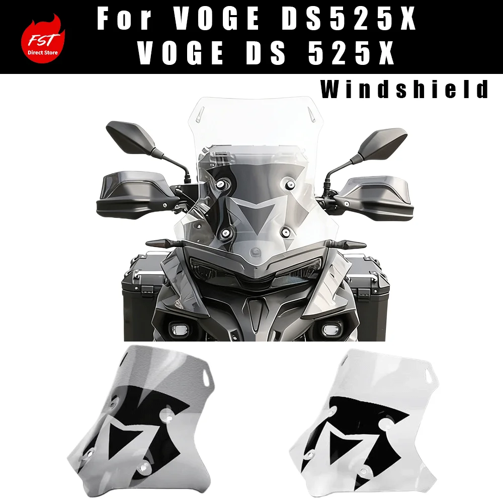 Fits Loncin VOGE DS525X DS 525X, Smoke Tinted Tall Front Windshield for Motorcycle Modification
Fits Loncin VOGE DS525X DS 525X, Smoke Tinted Tall Front Windshield for Motorcycle Modification