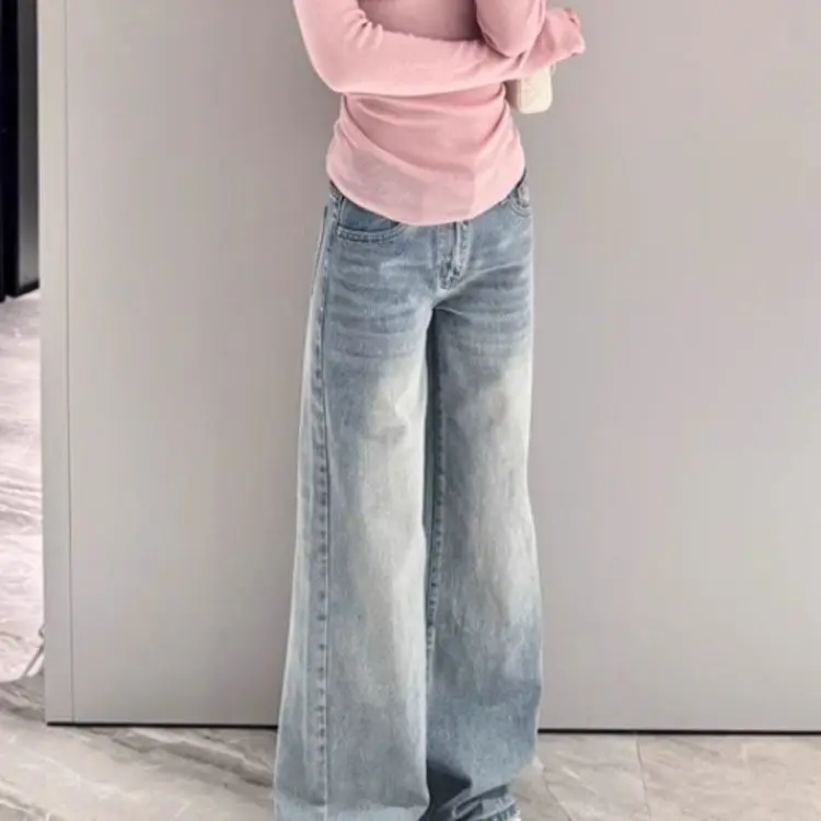 Женские прямые классические джинсы на шнуровке, на пуговицах, с двойной пуговицей, украшение в складку, уникальные индивидуальные женские брюки
Женские прямые классические джинсы на шнуровке, на пуговицах, с двойной пуговицей, украшение в складку, уникальные индивидуальные женские брюки