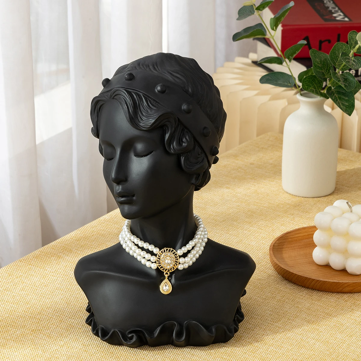 Elegant Bride Necklace Arabic Style Imitation Pearl Universal Neck Chain Head Chain for Weddings
Elegant Bride Necklace Arabic Style Imitation Pearl Universal Neck Chain Head Chain for Weddings