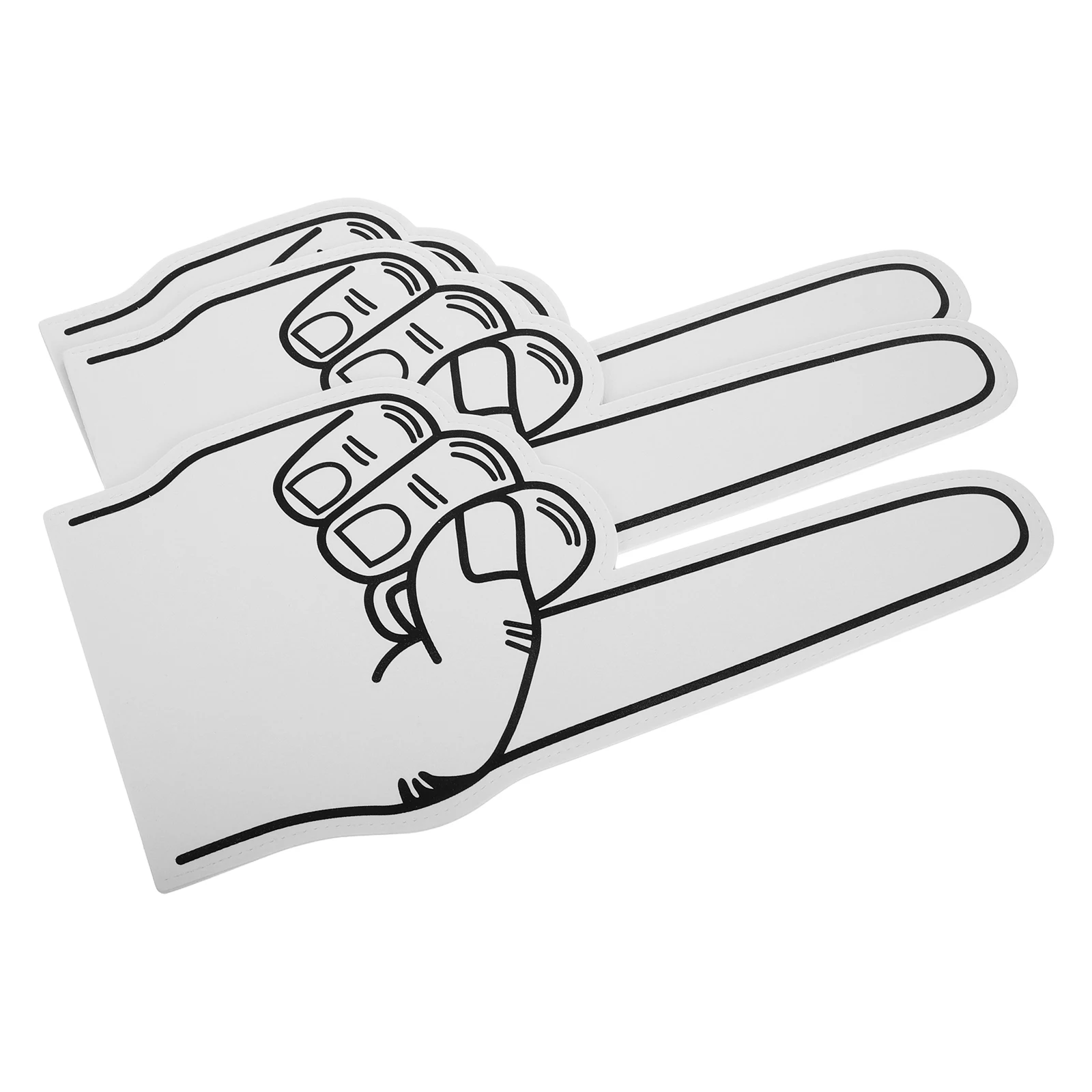 3 Pcs Foam Finger Gloves Cheerleading Props Lightweight Portable Sports Events Party Theme Fits All Sizes Reusable EVA Material
3 Pcs Foam Finger Gloves Cheerleading Props Lightweight Portable Sports Events Party Theme Fits All Sizes Reusable EVA Material