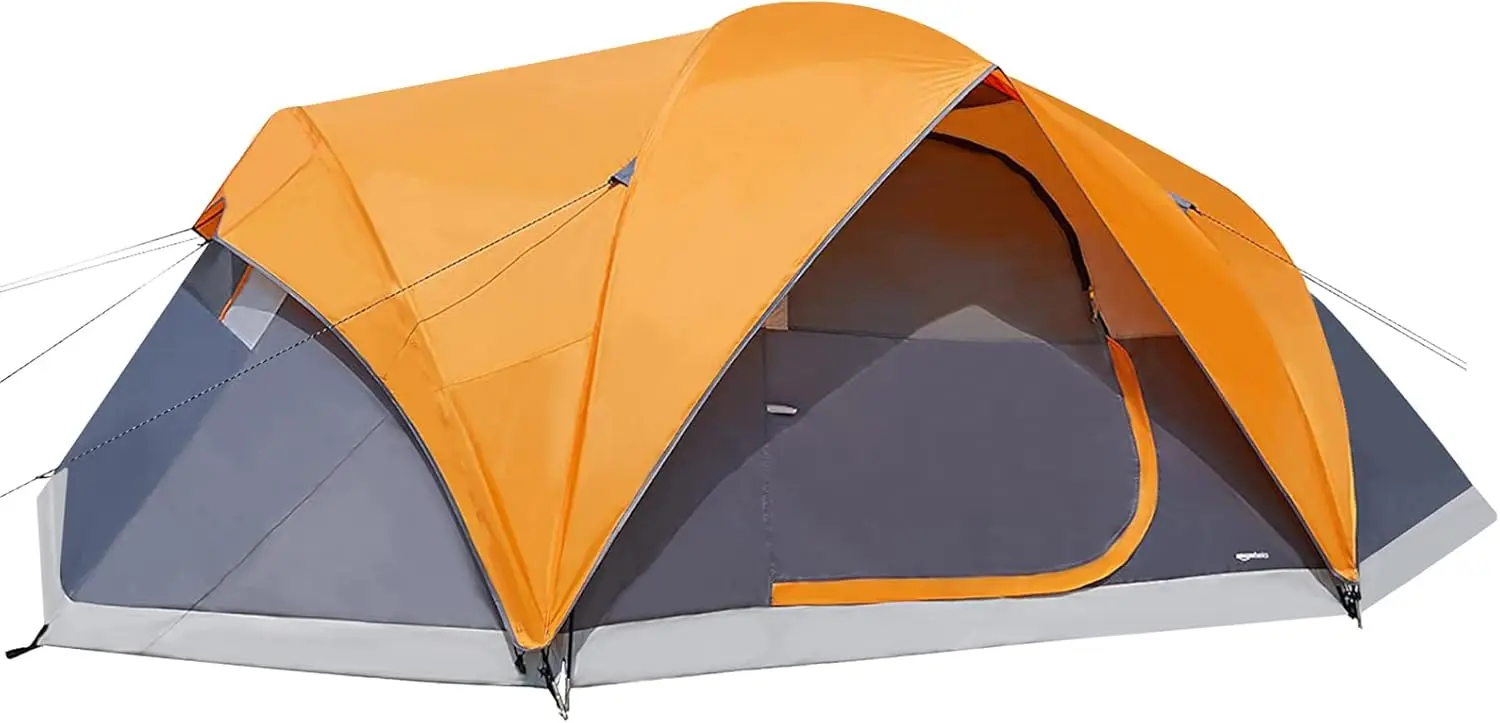 Camping Tent 3-Season Dome with Rainfly, Water-Resistant Polyester, Quick Setup for 8 Adults
Camping Tent 3-Season Dome with Rainfly, Water-Resistant Polyester, Quick Setup for 8 Adults