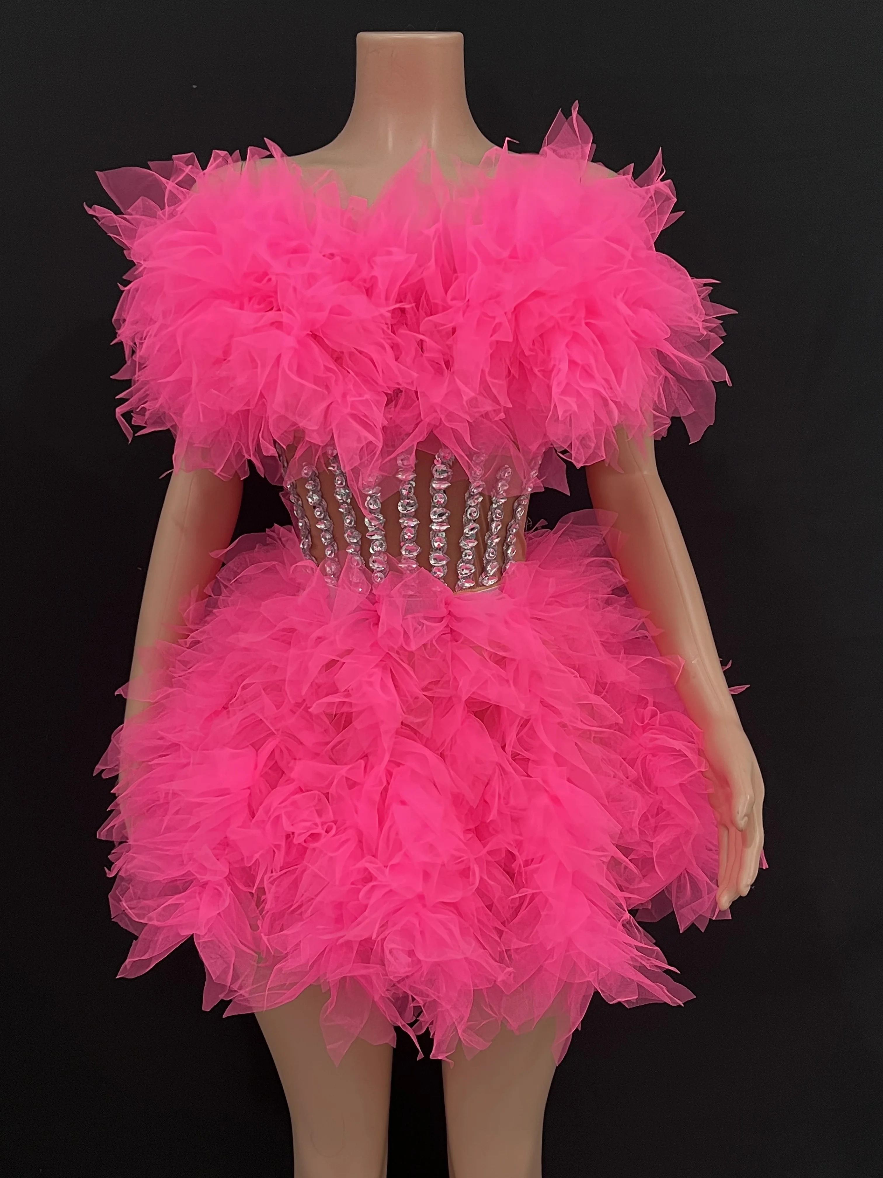 Birthday party candy color tutu skirt dance group TUTU dress sexy female gogo
Birthday party candy color tutu skirt dance group TUTU dress sexy female gogo