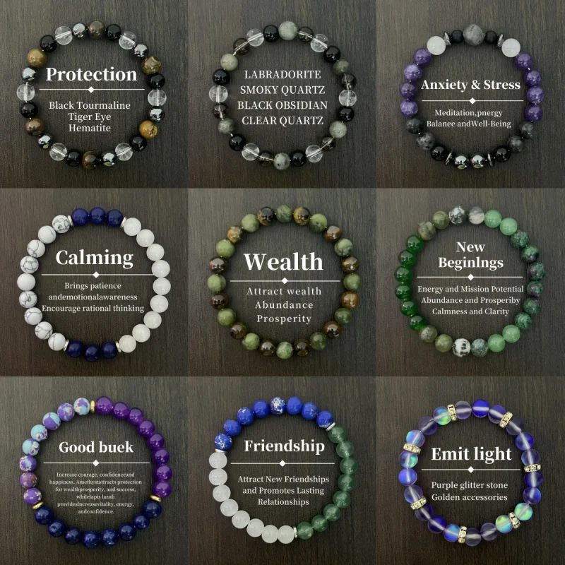 Multi-element Hot-selling Tiger Eye Stone Emperor Stone Amethyst Lapis Lazuli Green Aventurine Fashion Bracelet Wholesale
Multi-element Hot-selling Tiger Eye Stone Emperor Stone Amethyst Lapis Lazuli Green Aventurine Fashion Bracelet Wholesale