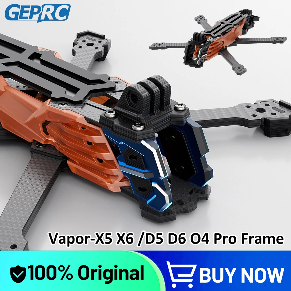 GEPRC 5inch / 6inch Carbon Fiber Drone Frame O4 Pro Frame Kit for Vapor-X5 X6 /D5 D6 HD O4 Pro FPV Drone Quadcopter
GEPRC 5inch / 6inch Carbon Fiber Drone Frame O4 Pro Frame Kit for Vapor-X5 X6 /D5 D6 HD O4 Pro FPV Drone Quadcopter