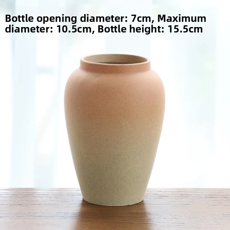 Large Caliber Ceramic Flower Vase Hydroponic Decoration Pot Simple Modern Home Decorations Vintage Style Plant Container
Large Caliber Ceramic Flower Vase Hydroponic Decoration Pot Simple Modern Home Decorations Vintage Style Plant Container
