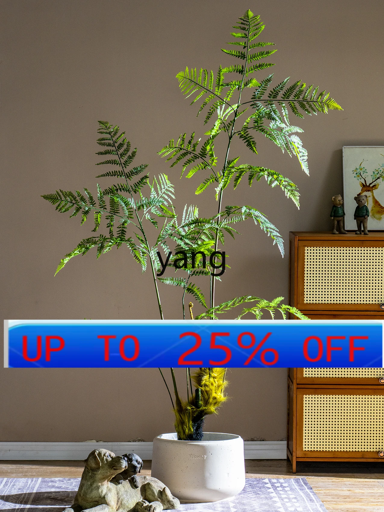 LM Imitative Tree Ferns Golden Monkey Que High-End Green Plant Indoor Bonsai Ornaments
LM Imitative Tree Ferns Golden Monkey Que High-End Green Plant Indoor Bonsai Ornaments