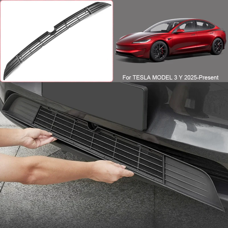 Car Modify Front Buckle Insect Proof Net For TESLA MODEL 3 Y 2025-Present Auto Front Bumper Center Intake Grille Cover Accessory
Car Modify Front Buckle Insect Proof Net For TESLA MODEL 3 Y 2025-Present Auto Front Bumper Center Intake Grille Cover Accessory