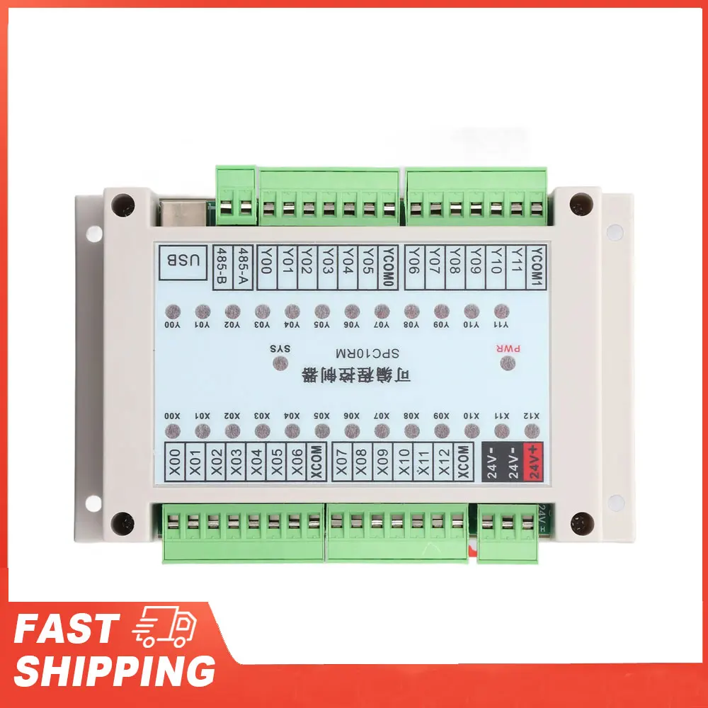 13 Input 12 Output Sequence Timing Time Relay Logic Controller SPC10RM 24V DC PLC Controller PLC Control Programmable Controller
13 Input 12 Output Sequence Timing Time Relay Logic Controller SPC10RM 24V DC PLC Controller PLC Control Programmable Controller