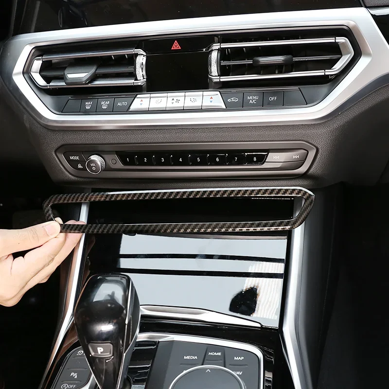 ABS Carbon Fiber Texture Car Center Console Volume Frame Cover Trim For BMW 3 Series G20 2020-2022 Car Interior Accessories
ABS Carbon Fiber Texture Car Center Console Volume Frame Cover Trim For BMW 3 Series G20 2020-2022 Car Interior Accessories